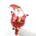 Mini Santa Claus foil balloon for Christmas tree and window decoration festive ornament - 16 Inch Mini Jumping Santa
