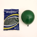 Dark green 10-inch latex balloon with product packaging for birthday party decor - Dark Green