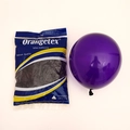 Single pack of 10 inch purple matte latex balloons for wedding and party decorations - Dark Purple