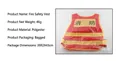 Detail view of red firefighter vest for kids made of lightweight polyester fabric - Firefighter Vest