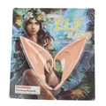 Flesh-colored soft latex elf ears cosplay props in standard product packaging - Light Skin Tone - Blister Card Packaging - Long Style