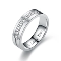Silver With Cubic Zirconia / 5.