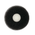 Black and white activated carbon sponge filter for cosmetic brush cleaning box - Double Layer Sponge Core / Black