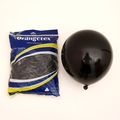 Matte black 10-inch latex balloon with high-quality packaging for party decoration - Black