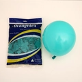 Matte turquoise 10-inch 2.2g thick latex balloon for wedding and party decorations - Teal