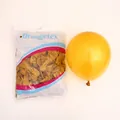 Premium 10-inch metallic gold latex balloons for wedding and party decorations - Gold