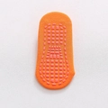 Orange non-slip baby floor sock with square grip dots on bottom for toddlers - 1-4 Years / Orange Red