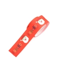 Red Christmas grosgrain ribbon featuring Santa and HOHOHO text for gift wrapping - 2.5cm Red Santa Claus HOHOHO Ribbon (1 Yard)