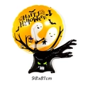 98x81cm large yellow pumpkin ghost foil balloon for Halloween party decoration - Large Ghost Tree