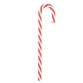Classic red and white spiral striped acrylic Christmas candy cane tree ornament - Bulk Packaging / 15CM / Red White