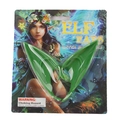 Cosplay elf ears made of green latex material in retail blister card packaging - Green - Blister Card Packaging - Long Style