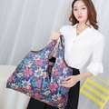 Dark Blue Large Floral