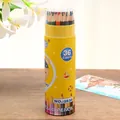 36-color set of artist colored pencils in yellow tube packaging for student drawing - 36 Colors