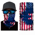 Multifunctional seamless bandana with American flag and eagle design for outdoor sport - S52 Eagle US Flag
