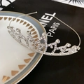 Sparkling silver crown headband with crystal rhinestones for girls' elegant hair style - Crown Headband No.12
