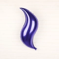 Blue S-shaped aluminum foil balloon with metallic finish for wedding and party decor - 24 Inch / Purple