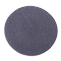 Flat lay macro view of the purple wool beret showing detailed knit texture and fabric finish - M (56-58cm) / Fog Blue