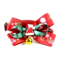 Collare natalizio per animali con fiocco rosso e verde, campanellino e cappello - Stile Ciondolo Cappello di Natale / 1.0*(20-36)CM