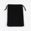 Sacchetto di lusso in velluto nero con coulisse per gioielli e confezioni regalo - Sacchetto di Velluto Nero 10X14cm