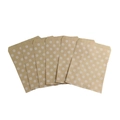Eco-friendly brown kraft paper bags with white polka dot pattern for candy and cookies - Kraft Paper Polka Dot