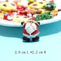 Sparkly Santa Claus resin DIY accessory for Christmas phone cases, 2.9cm x 2.2cm size - Full Body Santa Claus