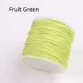 Spool of Fruit Green 72# nylon jewelry cord for DIY necklace and bracelet weaving - Fruit Green