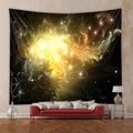 Tapiz de nebulosa cósmica dorada para decoración de pared en salas de estar modernas - 73X95CM Cepillado / GT102005
