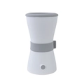 KIMPETS automatic dog paw cleaner with USB charging port and gray silicone strap - White