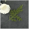 Gedetailleerd overzicht van kunstmatige groene dennentak voor kerstmis DIY knutselwerkjes - Groot blad