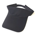 Klassischer schwarzer Sonnenhut oben offen aus Baumwolle für Outdoor-Sportarten - Erwachsene 56-60cm / Schwarz