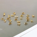 Cierres dorados de doble extremo para conexiones de pulseras y collares de bricolaje - Dorado