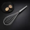 14-inch stainless steel manual whisk with a long solid handle for professional baking - 14 Inch (39cm)