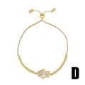 Verstelbare gouden Hamsa armband met rechthoekige zirkonia micro-pave en box ketting - Hamsa Hand