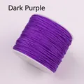 Dark purple nylon jewelry cord spool for DIY necklaces and handmade weaving projects - Dark Purple