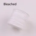 Spool of bleached white braided nylon jewelry cord for handmade DIY necklaces - White