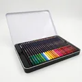 NYONI 24 colores lápices de colores acuarelables profesionales en caja de metal - 48 Colores