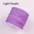 72# Taiwan jade cord for jewelry weaving in light purple color on a white spool - Light Purple