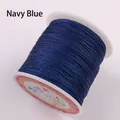 Navy blue 72 gauge jewelry cord for DIY necklace weaving and handcrafted beadwork - Navy Blue