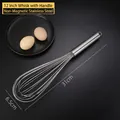12-inch stainless steel wire whisk with handle ring for modern kitchen baking - 12 Inch (31cm)