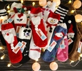 Dikke koraalvlies kerstsokken met feestelijke patronen en warme pluche textuur - Volwassene (Geen geschenkdoos) / Meerkleurig Gemengd
