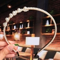 Full Rhinestone Pearl Retro