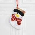 Calza di Natale con pupazzo di neve decorativo per regali e decorazione per la casa - Pupazzo di Neve