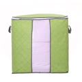 Sacco portaoggetti in tessuto verde e rosa con finestra trasparente per vestiti - Regolare / Verde