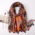 SL2003-012 (Orange Navy Geometric Wave)