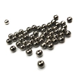Polished gun black stainless steel spacer beads for DIY jewelry making accessories - Outer 3mm*Hole 1.5mm / Black