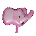 Mini palloncino a forma di elefante rosa in alluminio per decorazioni di feste bambini - Piccola Testa di Elefante