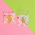 Self-adhesive bear pattern treat bags for snowflake crisp and nougat festive packaging - Festive Bear