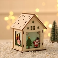 Lighted wooden Christmas house decoration with snowman and star cutouts on white stones - X-Large Snowman