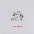 Rainbow stainless steel jump rings set in 0.8x6mm size for jewelry making - Rainbow