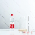 Transparent glass display dome with solid wood base, 19cm height and 10cm diameter - 10*19cm Glass Dome + Wood Base